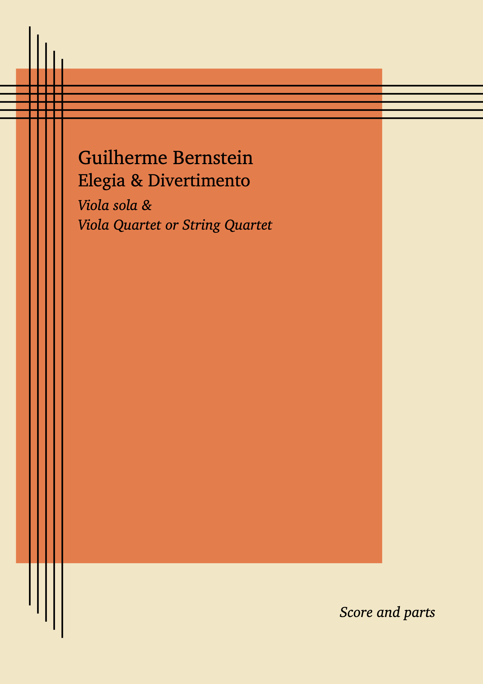 Elegia e Divertimento - sample cover