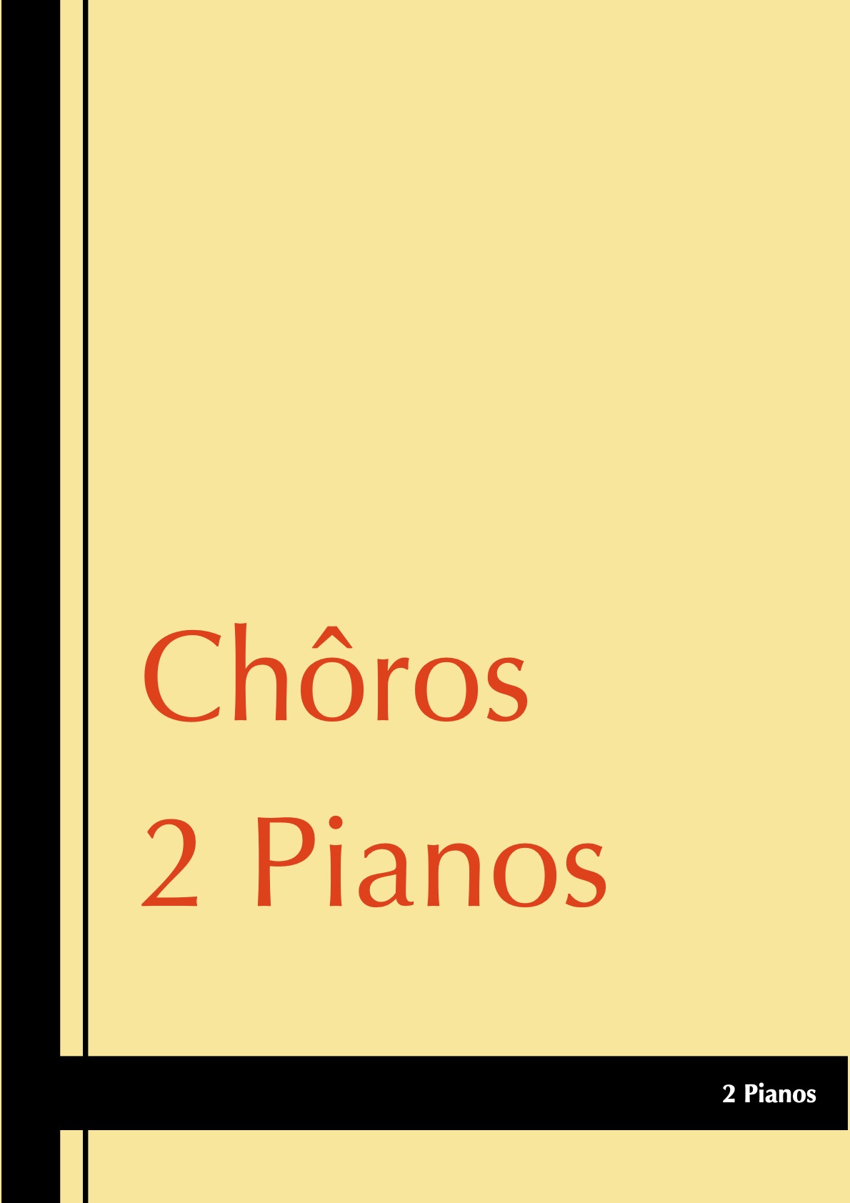 Chôros 2 pianos cover
